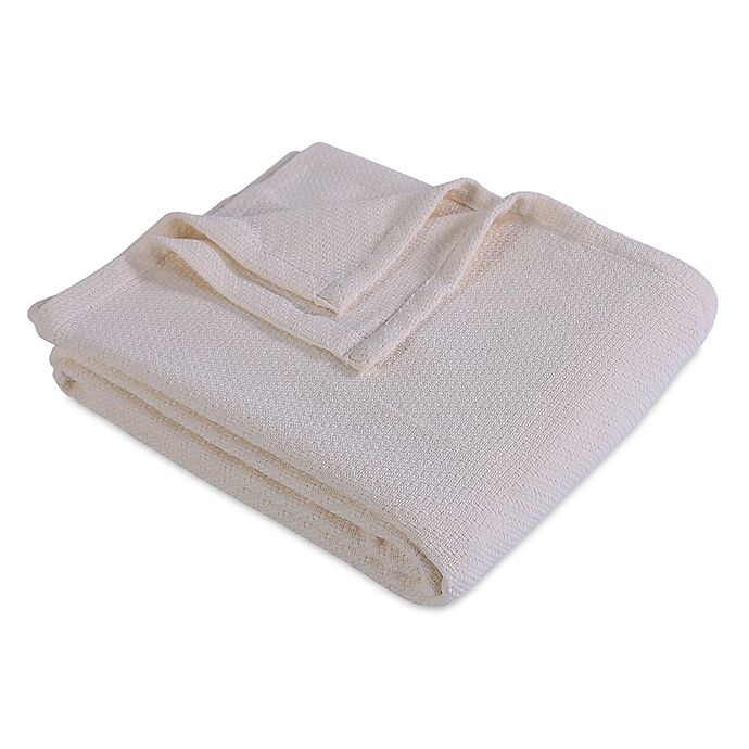 slide 1 of 1, Berkshire Full/Queen Cotton Blanket - Ivory, 1 ct