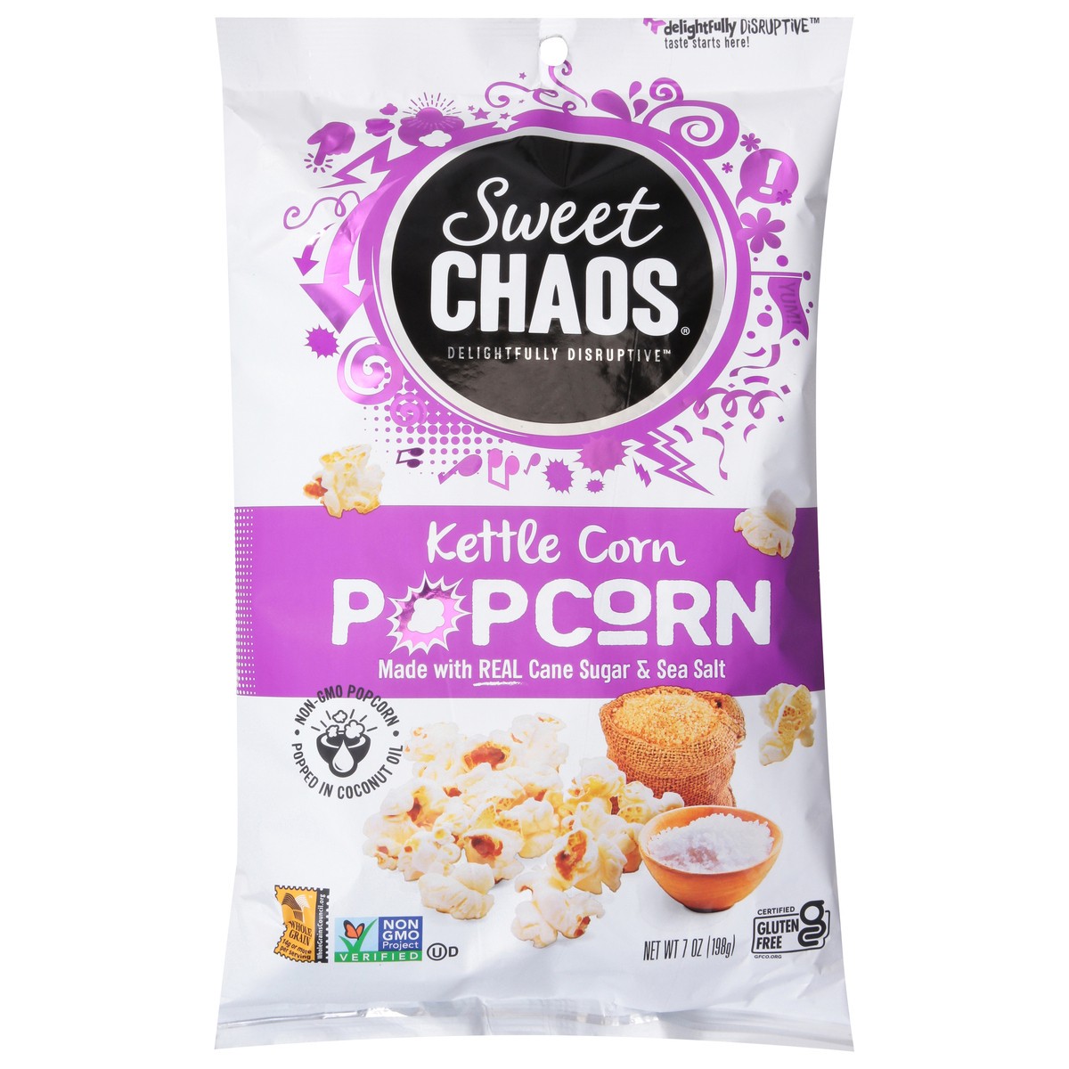 slide 1 of 13, Sweet Chaos Kettle Corn Popcorn - 7 oz, 7 oz