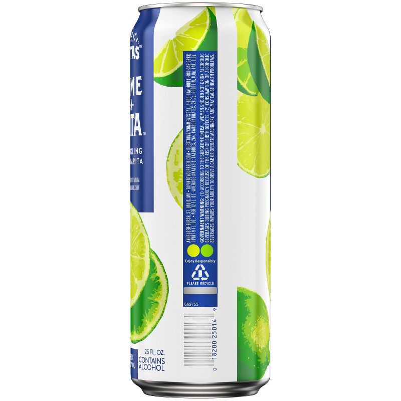 slide 5 of 11, Ritas Lime-A-Rita Sparkling Margarita - 25 fl oz Can, 25 fl oz