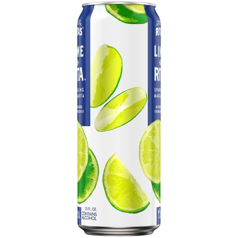 slide 4 of 11, Ritas Lime-A-Rita Sparkling Margarita - 25 fl oz Can, 25 fl oz