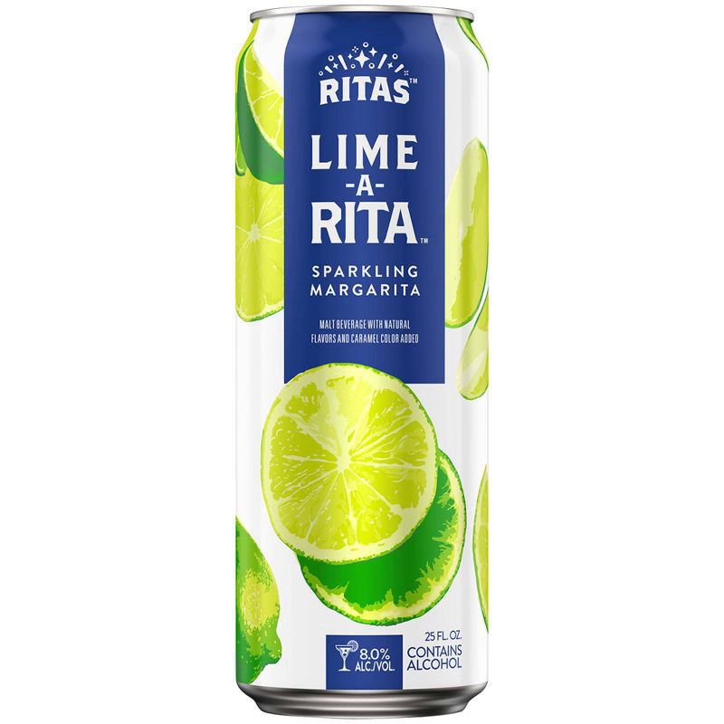 slide 9 of 11, Ritas Lime-A-Rita Sparkling Margarita - 25 fl oz Can, 25 fl oz