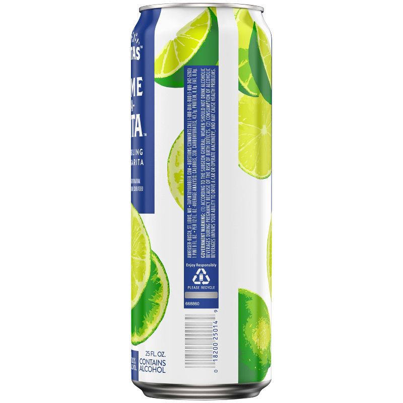 slide 7 of 11, Ritas Lime-A-Rita Sparkling Margarita - 25 fl oz Can, 25 fl oz