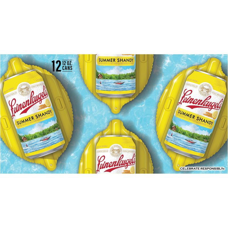 slide 9 of 10, Leinenkugel's Summer Shady Seasonal Beer - 12pk/144 fl oz Cans, 12 ct; 144 fl oz