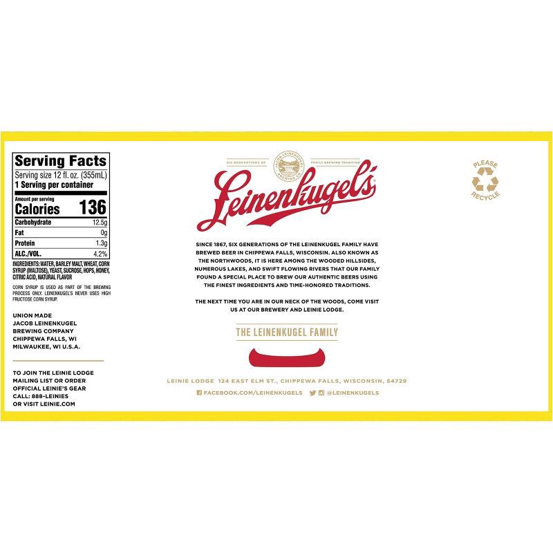 slide 10 of 10, Leinenkugel's Seasonal Beer - 12pk/12 fl oz Cans, 12 ct; 12 fl oz