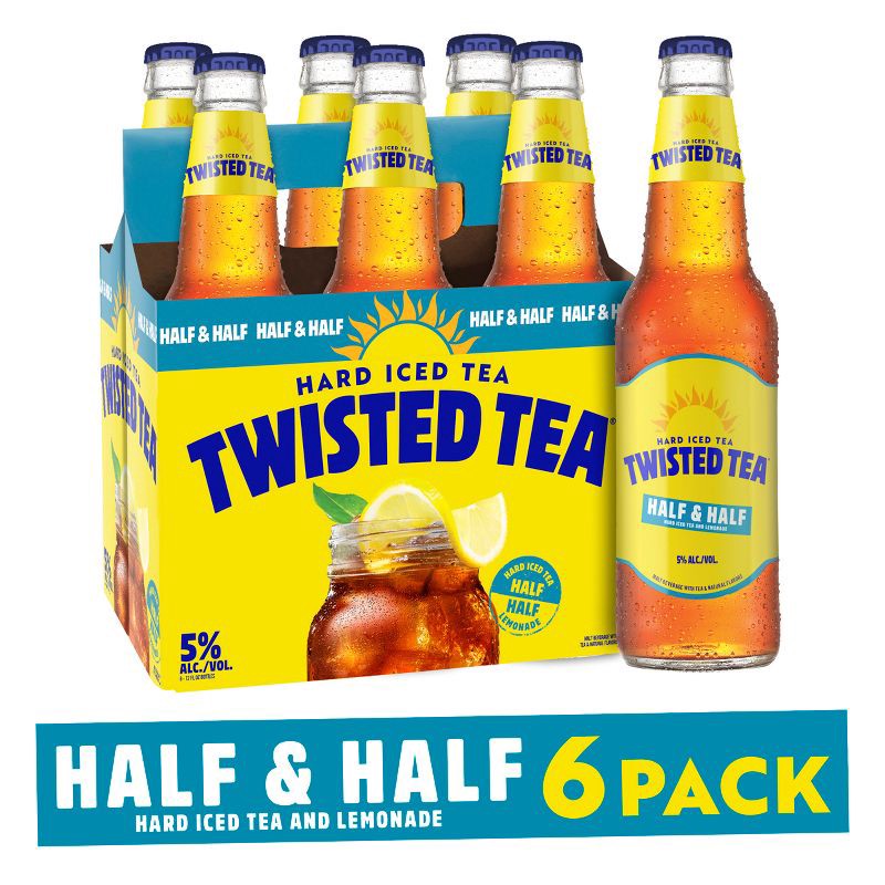 slide 3 of 7, Twisted Tea Half & Half Hard Iced Tea - 6pk/12 fl oz Bottles, 6 ct; 12 fl oz
