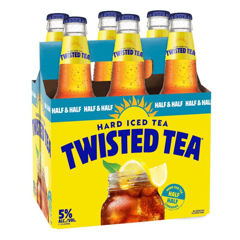 slide 4 of 7, Twisted Tea Half & Half Hard Iced Tea - 6pk/12 fl oz Bottles, 6 ct; 12 fl oz