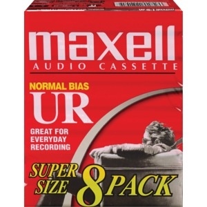 slide 1 of 1, Maxell Audio Cassette, 8 ct