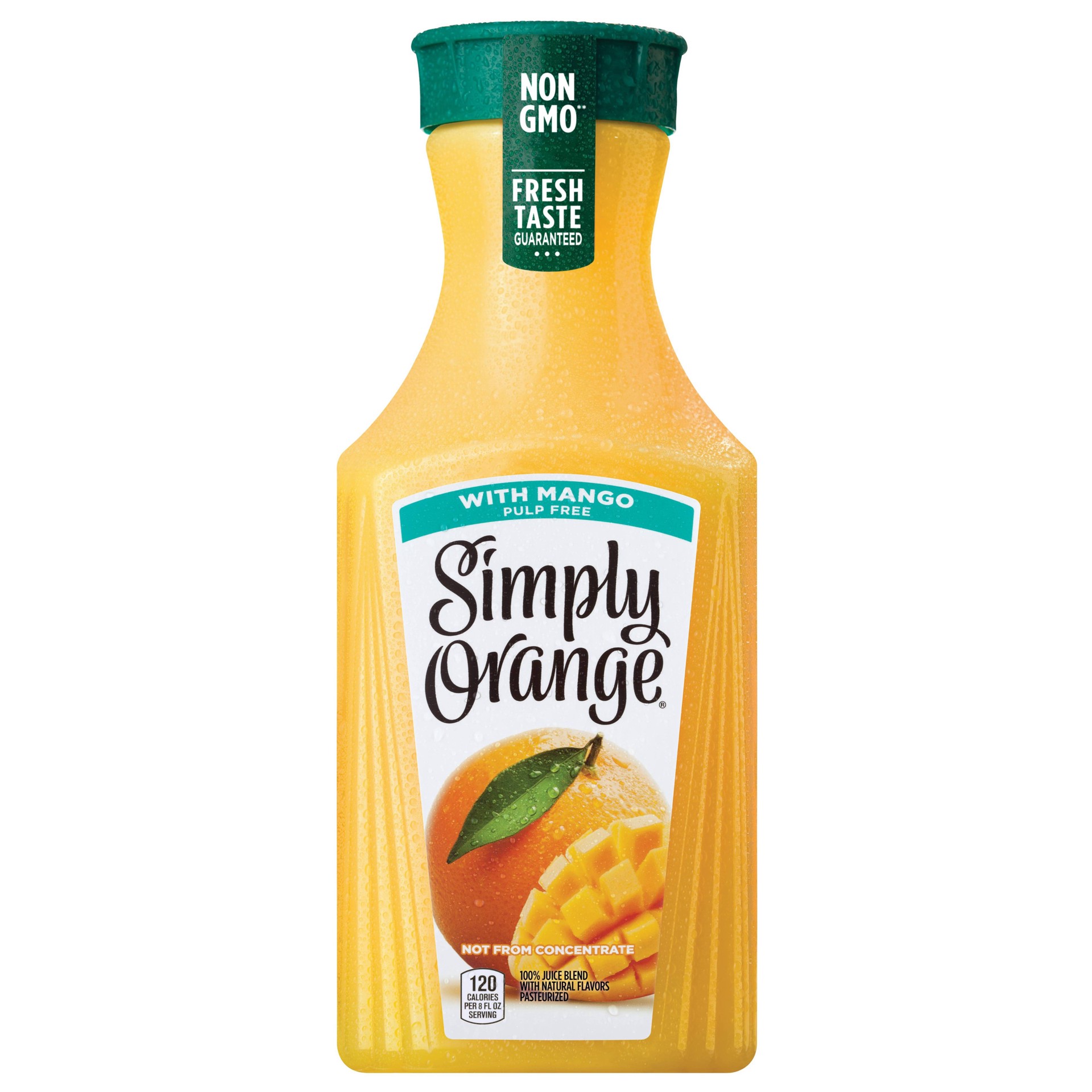 slide 1 of 4, Simply Orange 100% Juice Blend - 59 oz, 59 oz