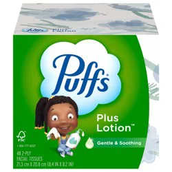 Puffs Plus Lotion Facial Tissues