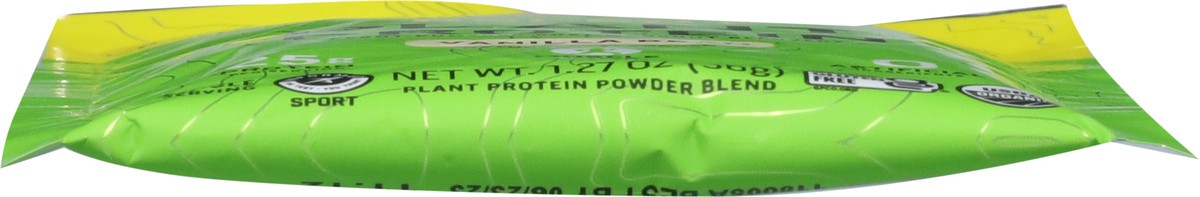 slide 8 of 14, Ascent Organic Vanilla Bean Plant Protein Powder Blend 1.27 oz, 1.27 oz