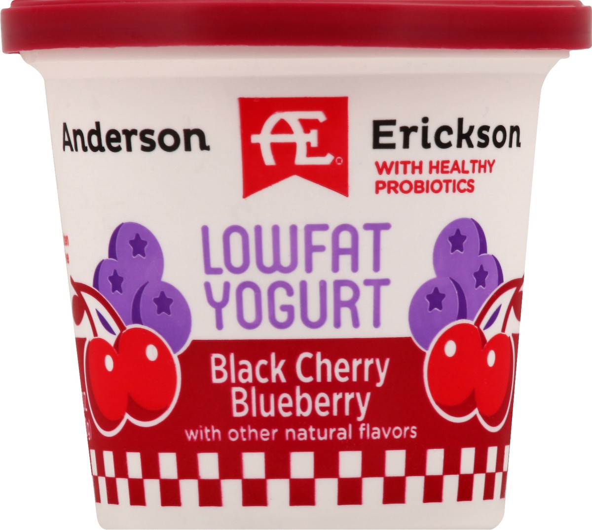 slide 7 of 8, Anderson Erickson Dairy Lowfat Black Cherry Blueberry, 6 oz