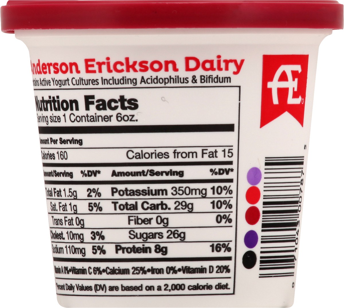 slide 2 of 8, Anderson Erickson Dairy Lowfat Black Cherry Blueberry, 6 oz