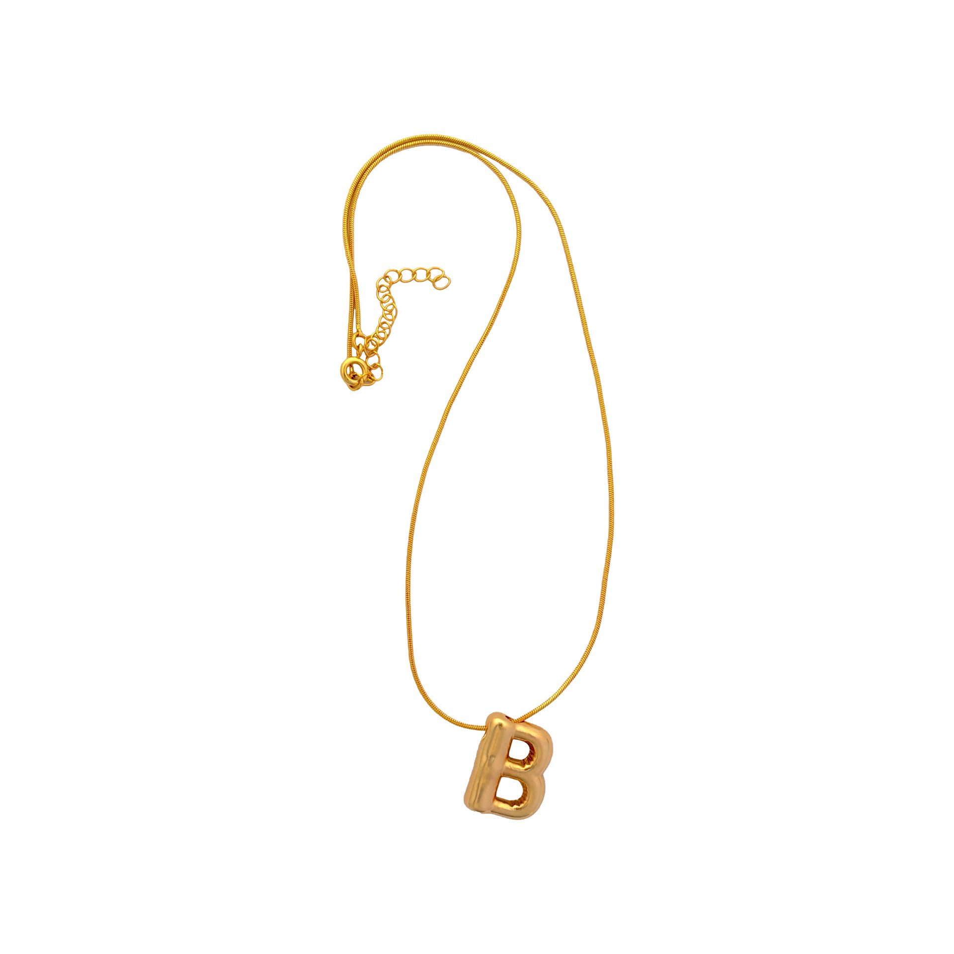 slide 2 of 3, Blue Moon Studio Gold-Colored Alphabet Balloon Charm Set, 26 letters