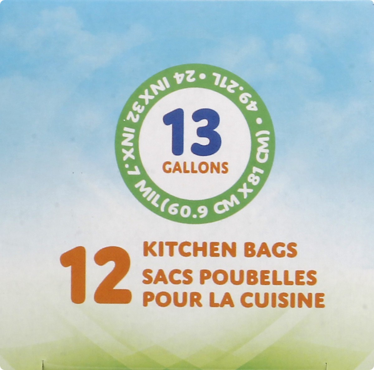 slide 10 of 11, NatureZway Naturezway Waste Bags, Compostable, Kitchen Cuisine, 12 ct