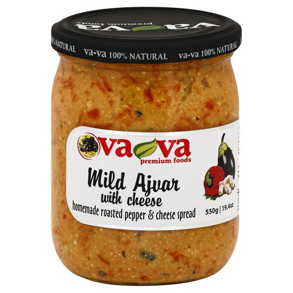 slide 1 of 2, Va-Va Mild Ajvar Pepper Spread with Cheese, 19.4 oz