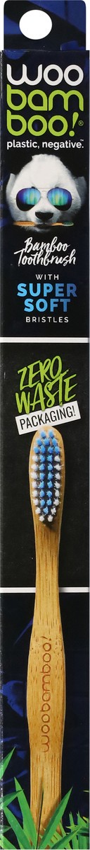 slide 11 of 11, WooBamboo Super Soft Bristles Bamboo Toothbrush 1 ea, 1 ct