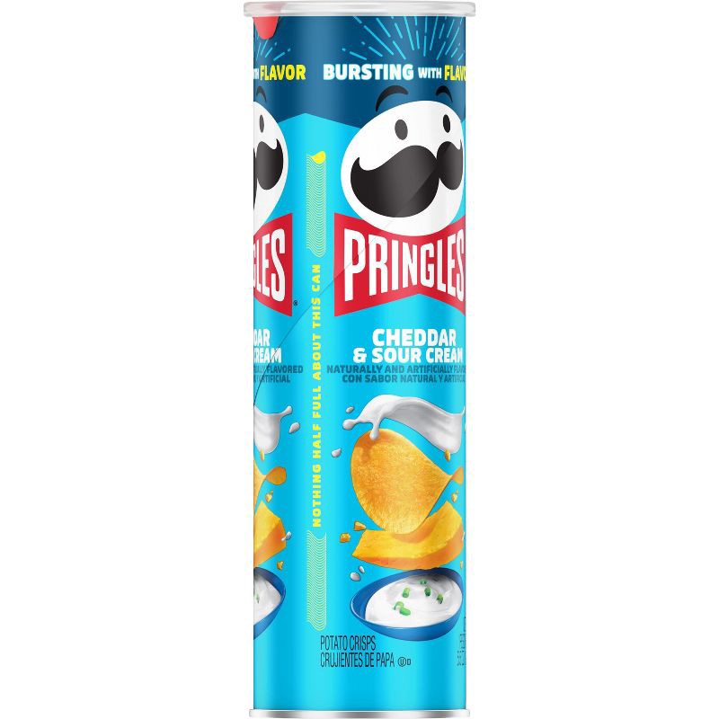 slide 9 of 12, Pringles Cheddar & Sour Cream Potato Crisps Chips - 5.5oz, 5.5 oz