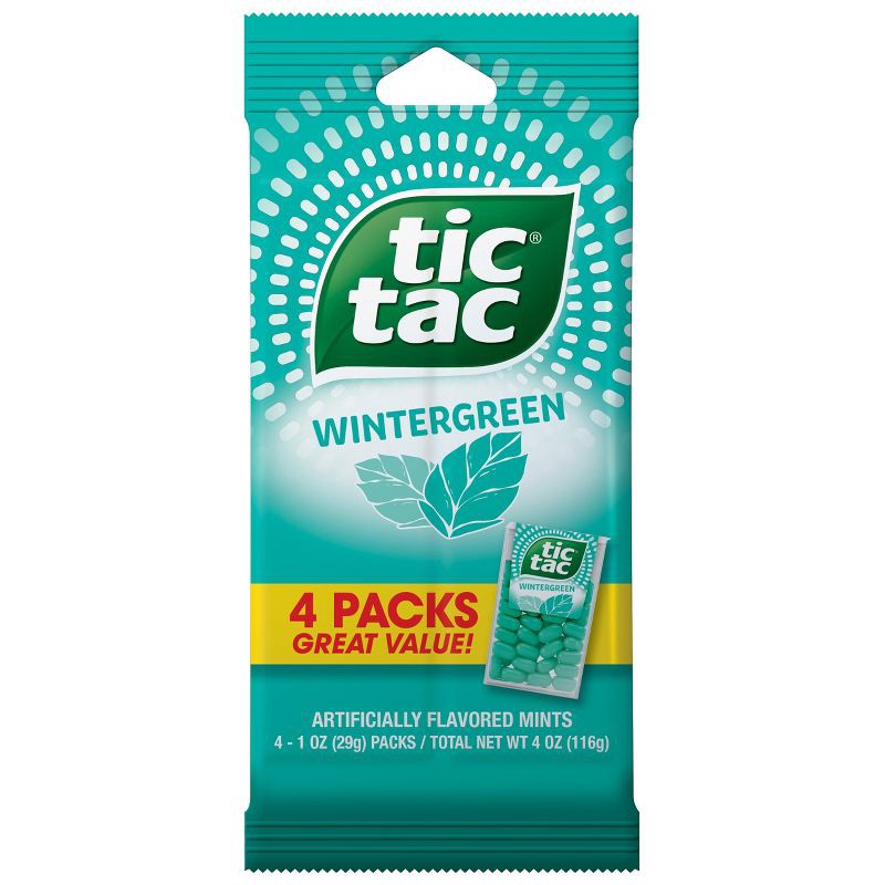 slide 1 of 7, 4 oz TIC TAC Wintergreen Mints, 4 oz