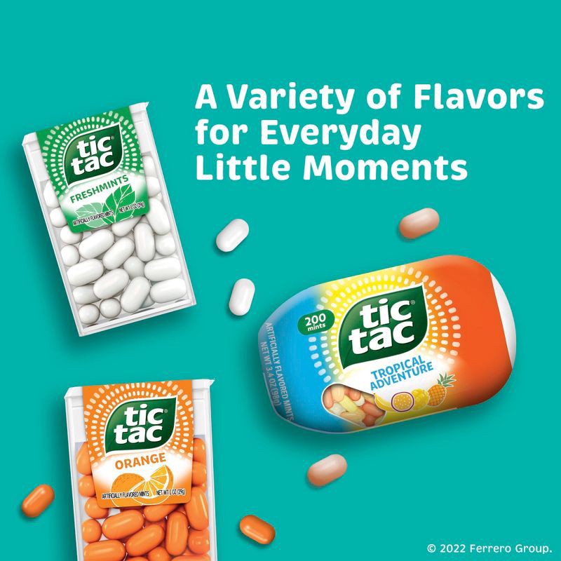 slide 5 of 5, 4 oz TIC TAC Wintergreen Mints, 4 oz