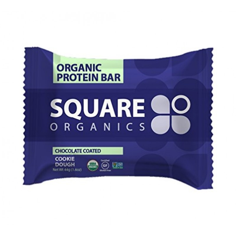 slide 1 of 1, Xdk-Square Organic Protein Bar Chocolate Cookie Dough, 48 ct