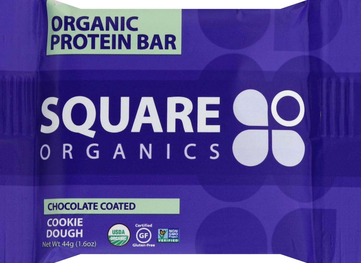 slide 1 of 6, Square Organics Organic Protein Bar 1.6 oz, 48 ct