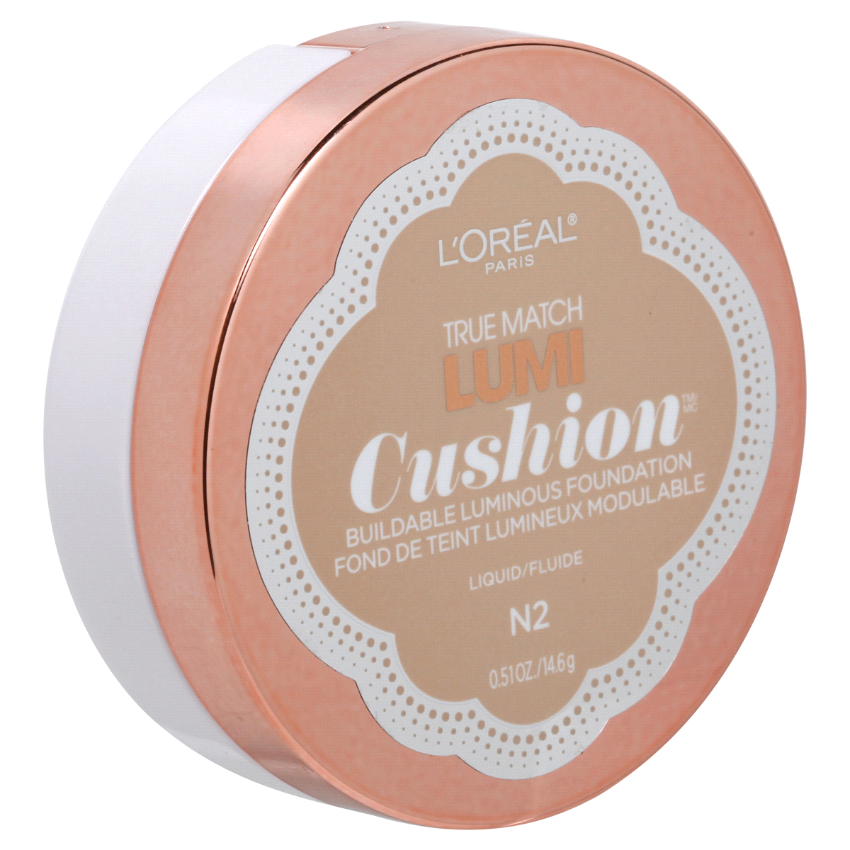 slide 2 of 7, L'Oréal True Match Cushion N2 Classic Ivory, 0.51 oz