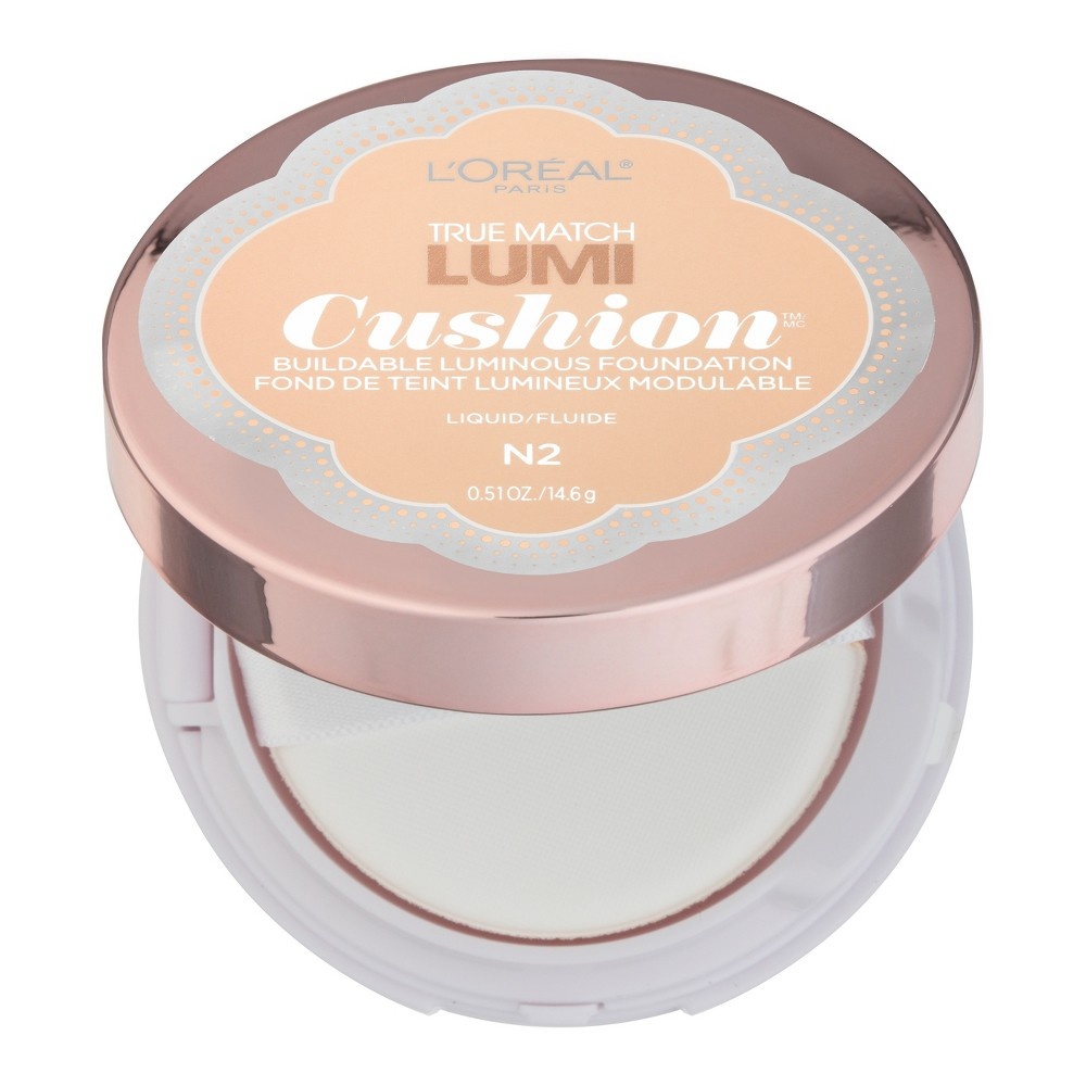 slide 3 of 7, L'Oréal True Match Cushion N2 Classic Ivory, 0.51 oz