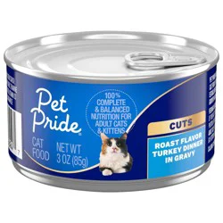 Pet Pride Turkey Cuts In Roasted Turkey Flavored Gravy Wet Cat Food