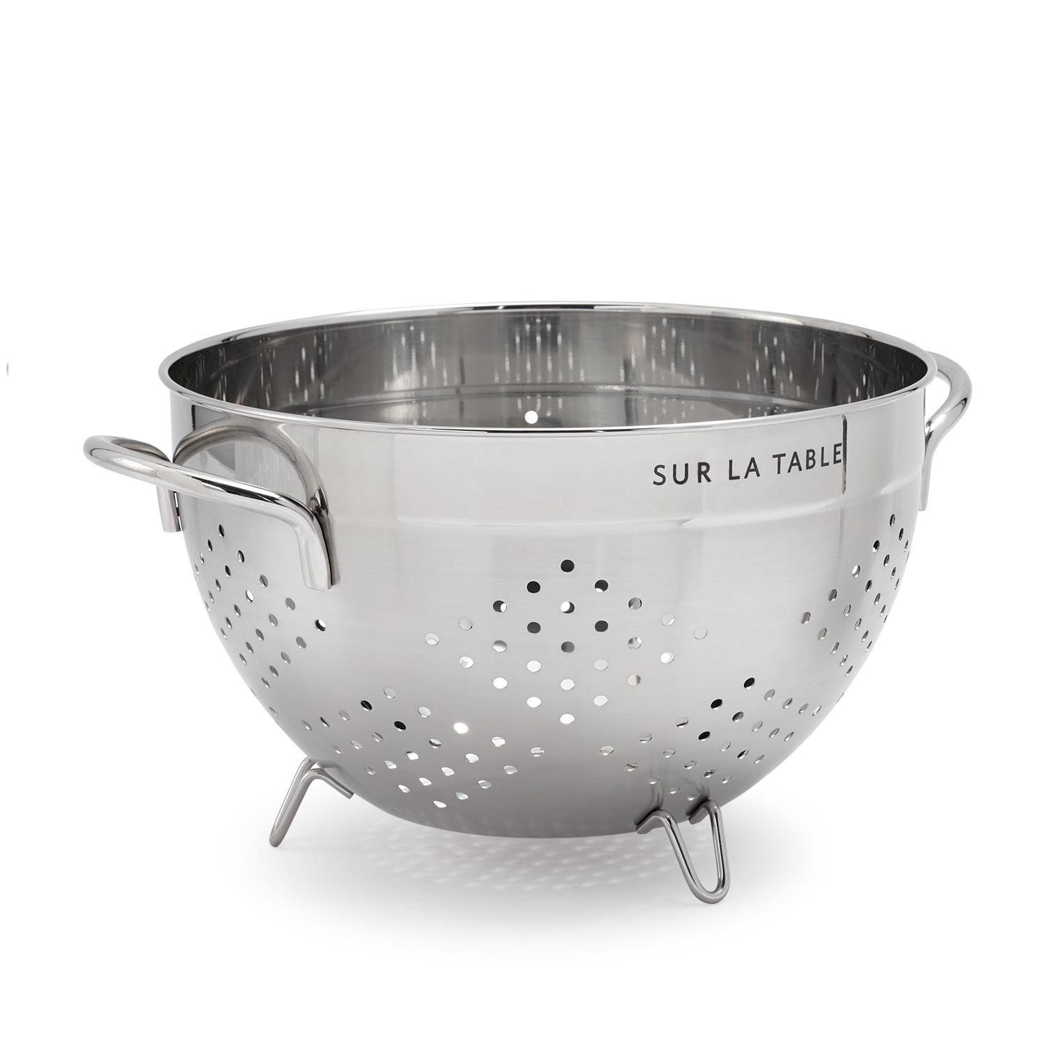 slide 1 of 1, Sur La Table Stainless Steel Colanders, 9.5 in