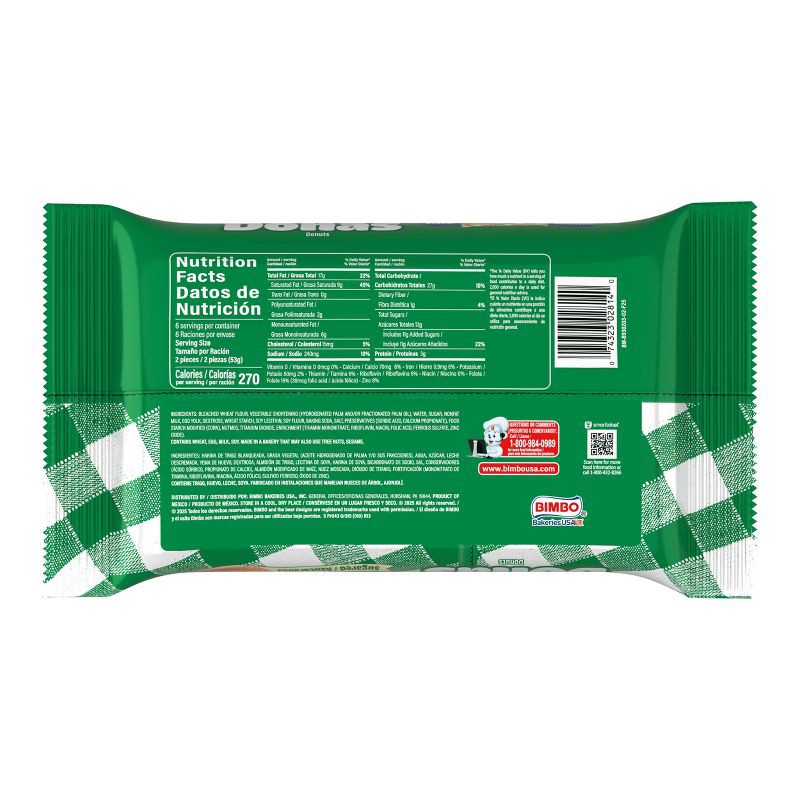 slide 5 of 7, Bimbo Donas Sugar Donuts - 11.1oz/6ct, 11.1 oz, 6 ct