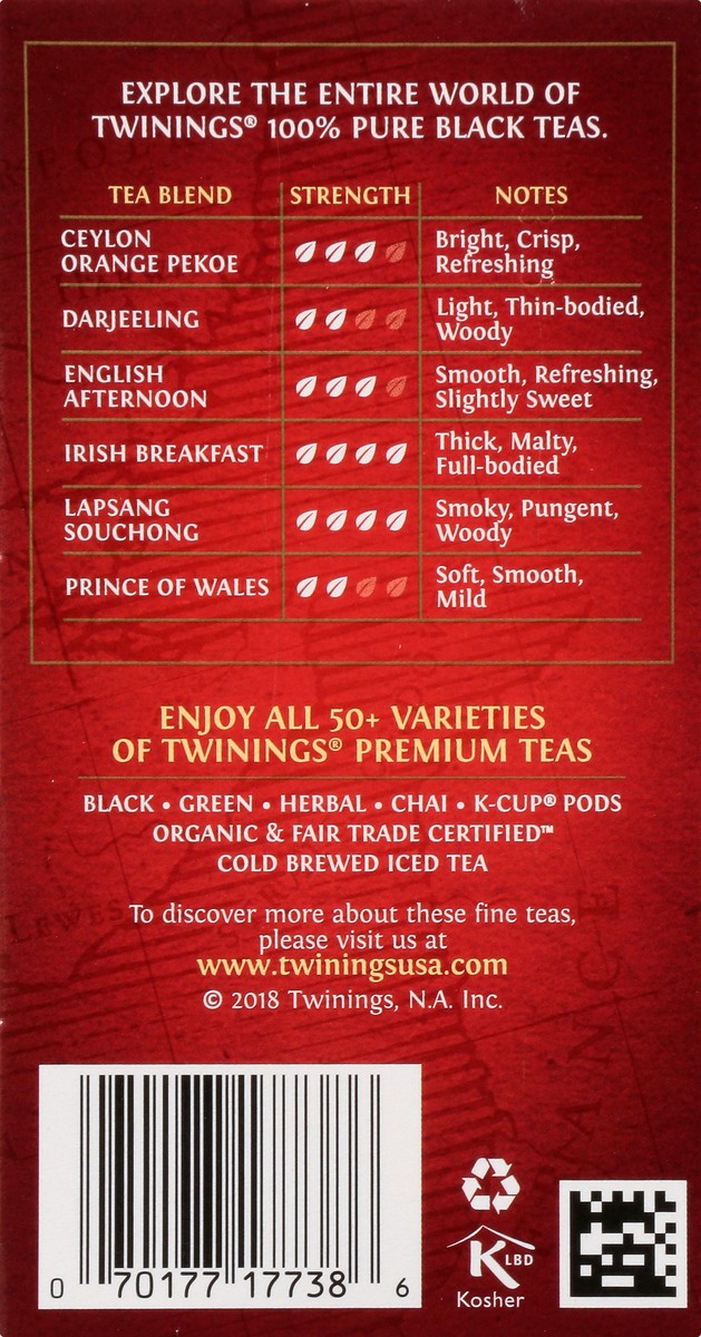 slide 2 of 9, Twinings Lemon English Beakfast - 20 ct, 20 ct