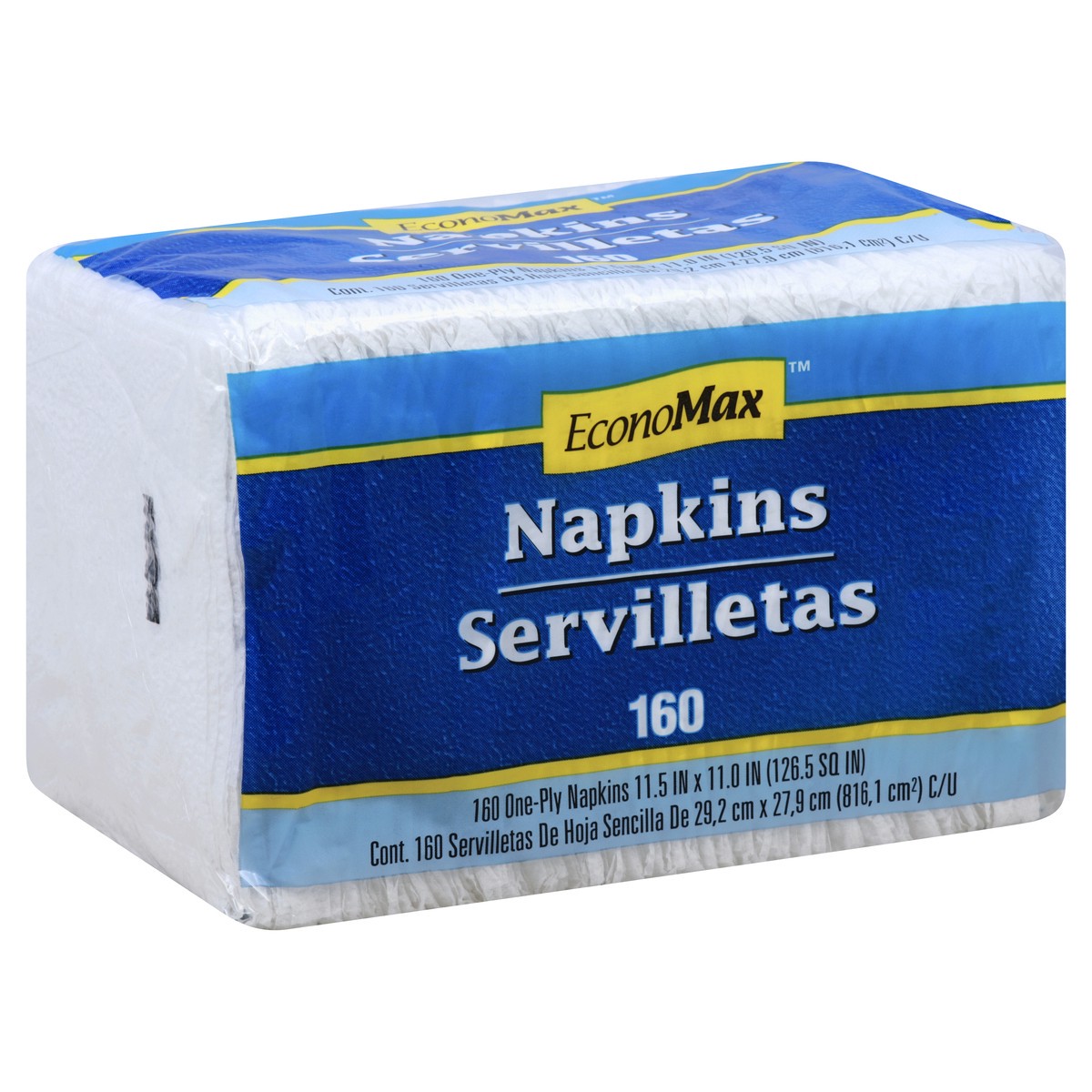 slide 6 of 8, EconoMax Napkins, 160 ct