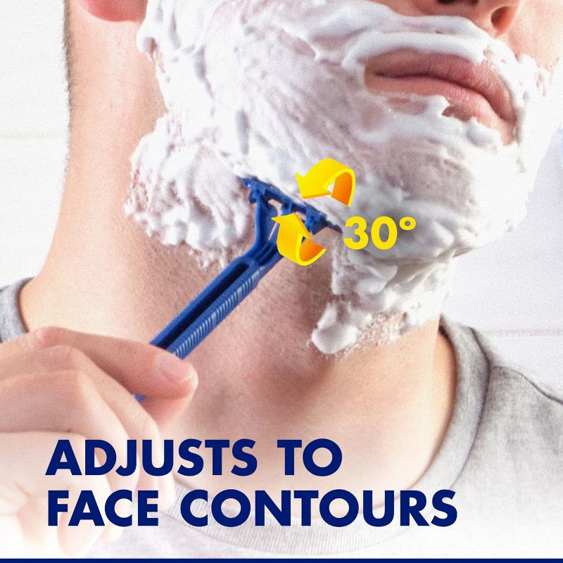 slide 7 of 8, Gillette Sensor2 Plus Pivoting Head Men's Disposable Razors - 15ct, 15 ct