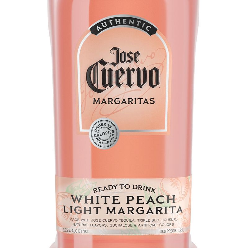 slide 3 of 10, Jose Cuervo White Peach Light Margarita - 1.75L Bottle, 1.75 liter