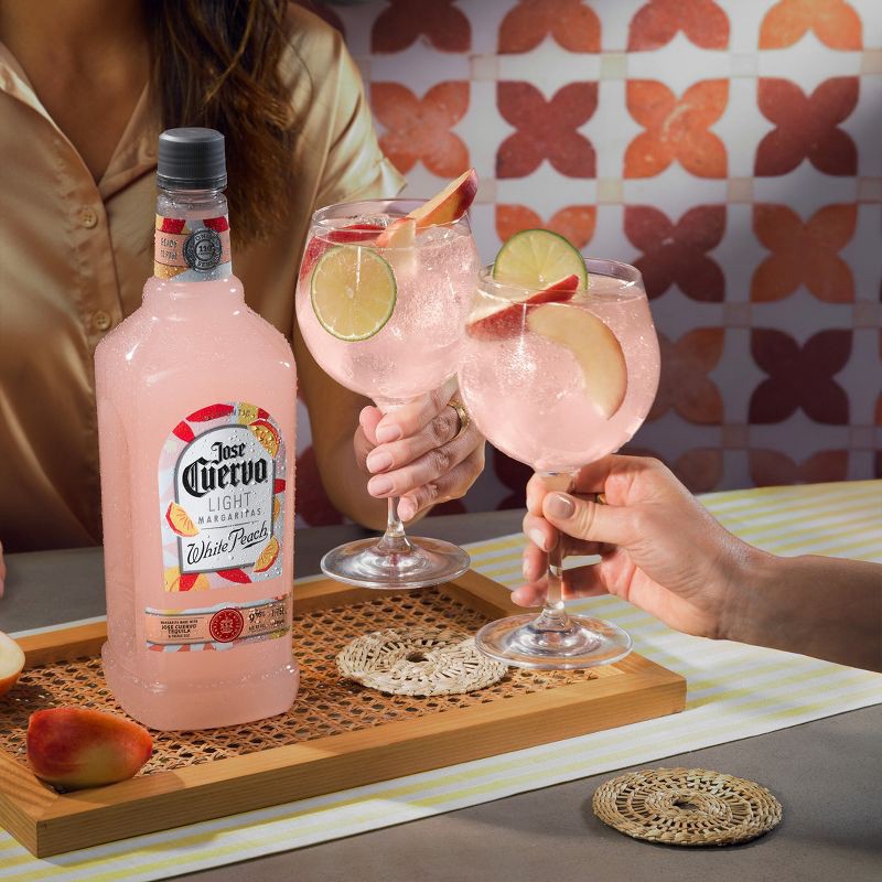 slide 5 of 10, Jose Cuervo White Peach Light Margarita - 1.75L Bottle, 1.75 liter