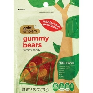 slide 1 of 1, CVS Gold Emblem Gummy Bears, 6.25 oz