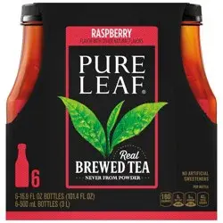 PURE LEAF RTD Pure Leaf Raspberry Iced Tea - 6pk/16.9oz Bottles