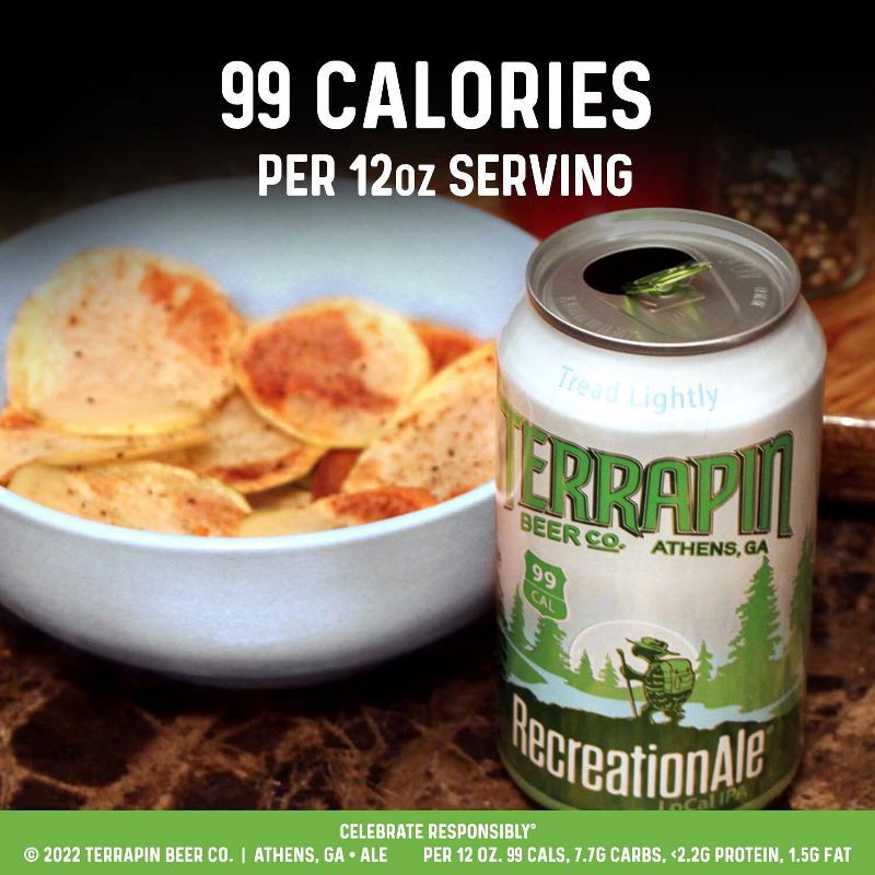 slide 5 of 8, Terrapin Beer Co. Terrapin Recreation Ale Session IPA Beer - 12pk/12 fl oz Cans, 12 ct; 12 fl oz