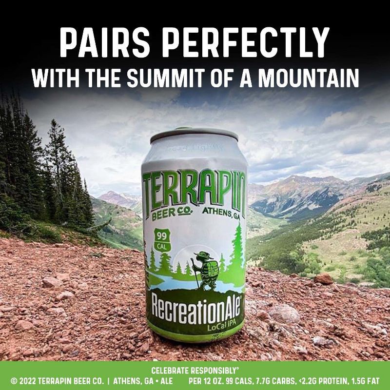 slide 7 of 8, Terrapin Beer Co. Terrapin Recreation Ale Session IPA Beer - 12pk/12 fl oz Cans, 12 ct; 12 fl oz
