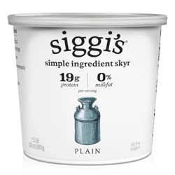 Siggi's Plain Icelandic Style Yogurt - 19g Protein 24oz