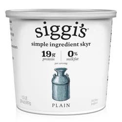 Siggi's Plain Icelandic Style Yogurt - 19g Protein 24oz