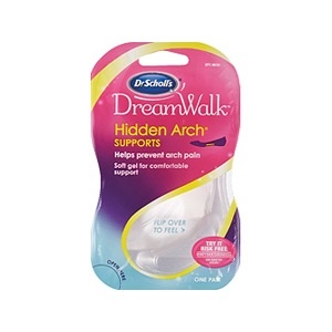 slide 1 of 1, Dr. Scholl's Dream Walk Hidden Arch Supports, 1 pair