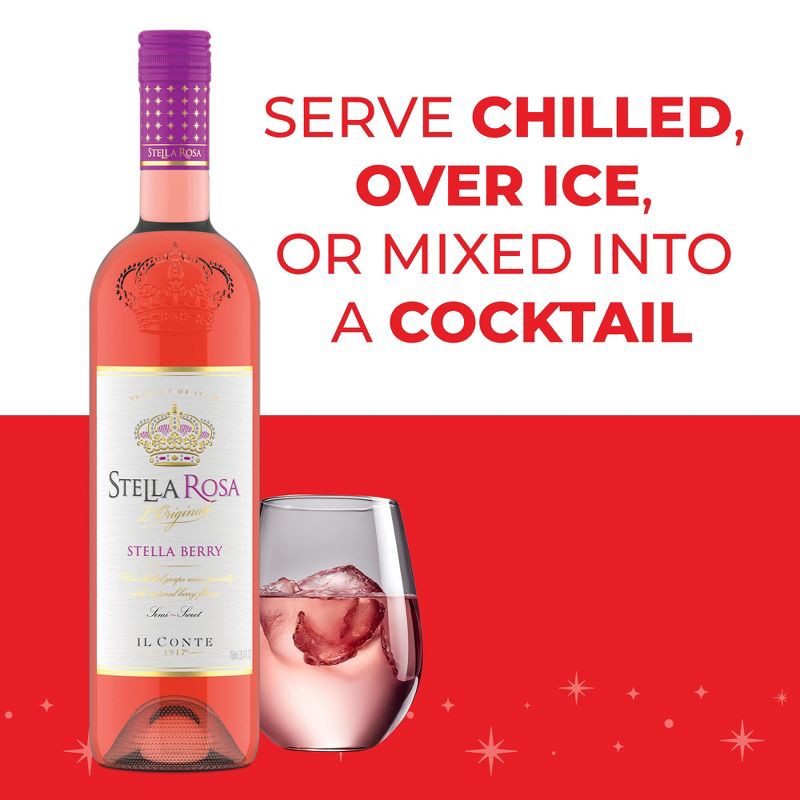 slide 5 of 14, Stella Rosa Stella Berry Rosé Wine - 750ml Bottle, 750 ml