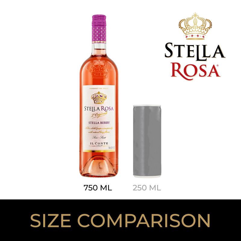 slide 9 of 10, Stella Rosa Stella Berry Rosé Wine - 750ml Bottle, 750 ml