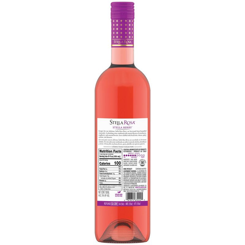 slide 10 of 10, Stella Rosa Stella Berry Rosé Wine - 750ml Bottle, 750 ml