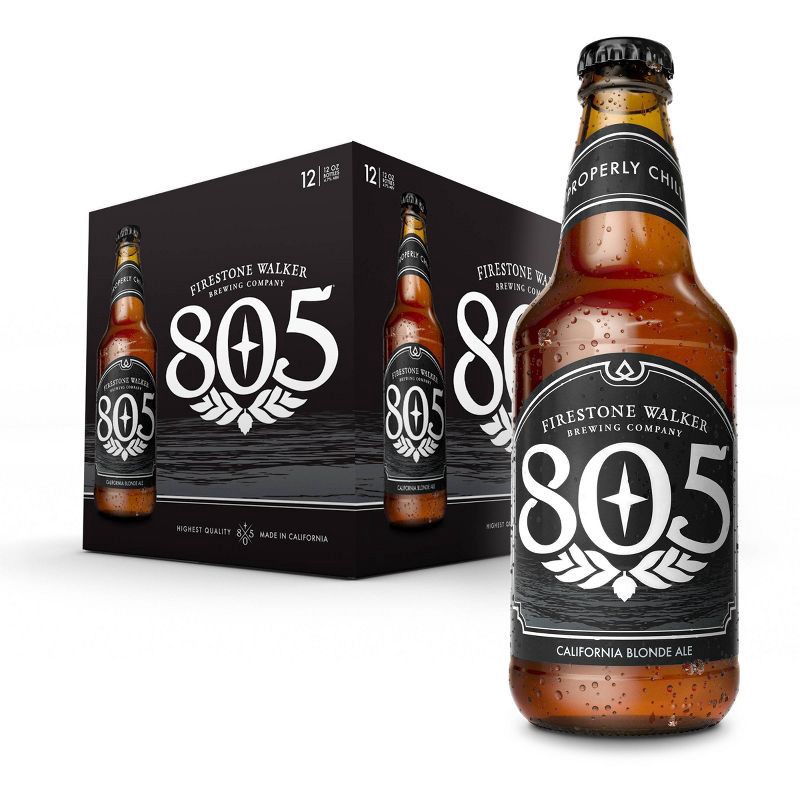 slide 1 of 8, Firestone Walker Brewing Company Firestone Walker 805 Blonde Ale Beer - 12pk/12 fl oz Bottles, 12 ct; 12 fl oz