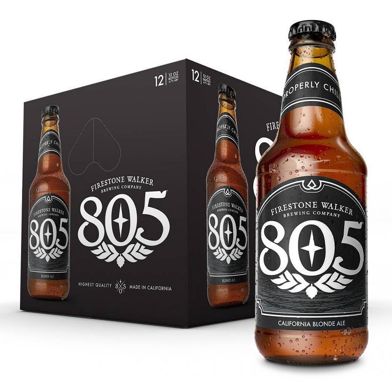 slide 1 of 8, Firestone Walker Brewing Company 805 Blonde Ale Beer - 12pk/12 fl oz Bottles, 12 ct; 12 fl oz