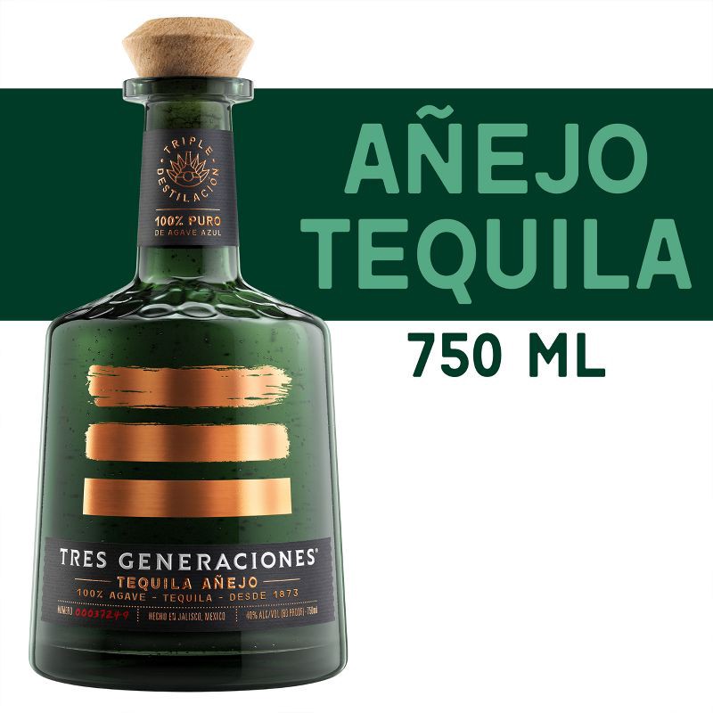 slide 3 of 7, Sauza Tres Generaciones Anejo Tequila - 750ml Bottle, 750 ml