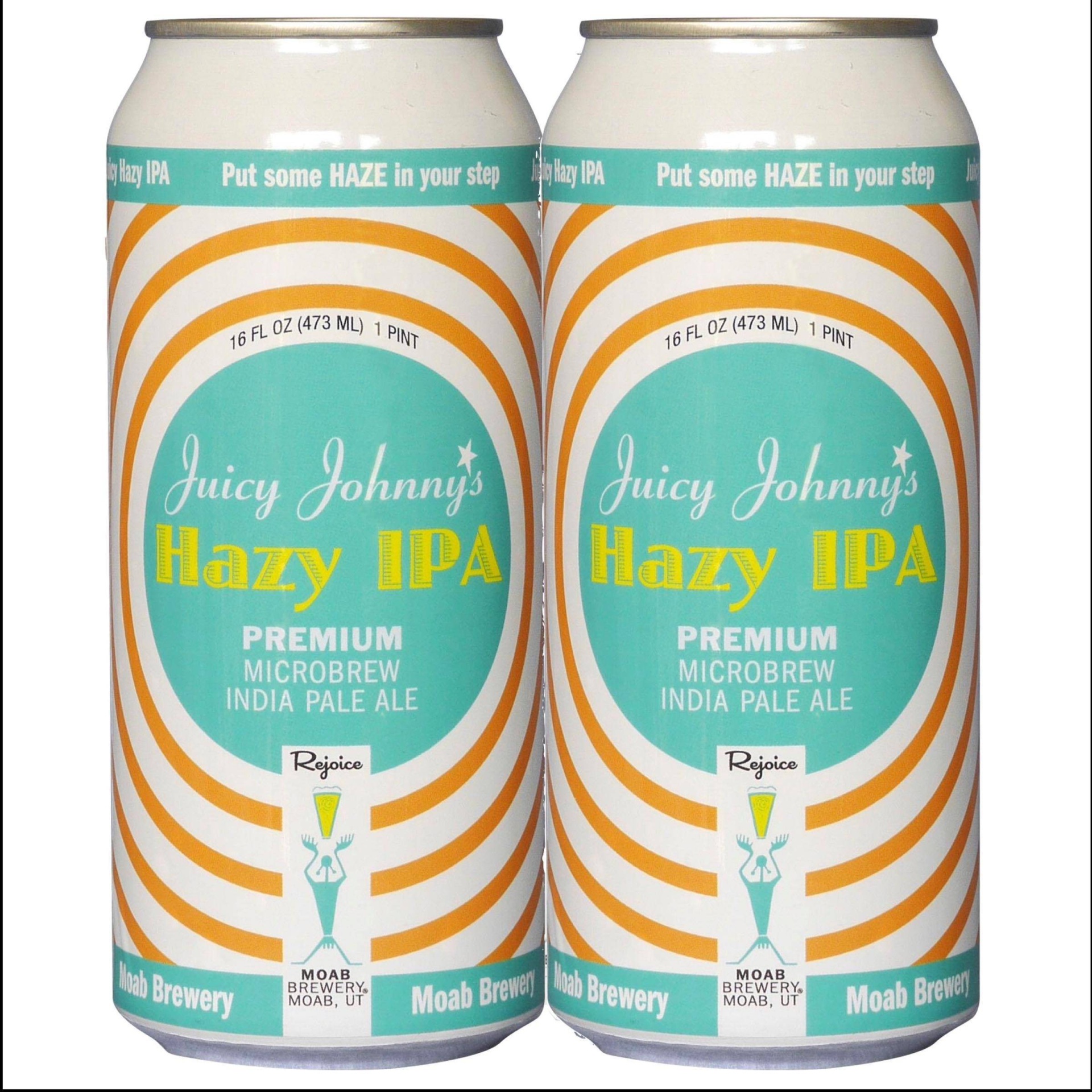 slide 1 of 2, Moab Brewery Moab Juicy Johnny's Hazy IPA Beer - 4pk/16 fl oz Cans, 4 ct; 16 fl oz
