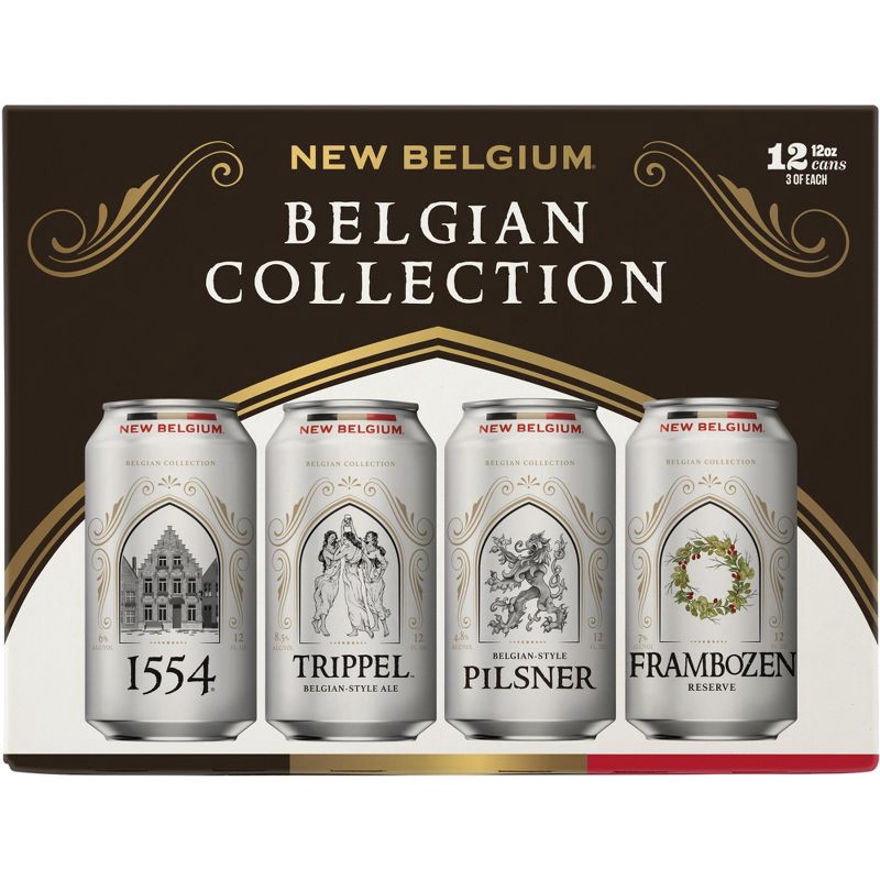 slide 7 of 8, New Belgium Brewing Variety Pack - 12pk/12 fl oz Cans, 12 ct; 12 fl oz